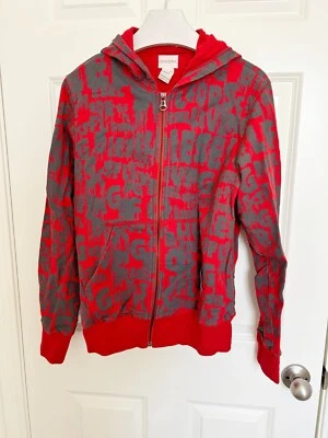 Logotipo com estampa de capuz DIESEL BOYS vermelho/cinza TAMANHO 16/XL serve para HOMENS pequeno - Imagem 1 de 4