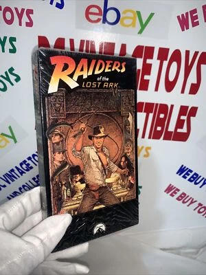 RARE Vintage 80’s RAIDERS OF THE LOST ARK VHS Tape - SEALED! New! Indiana Jones - Image 1 of 4