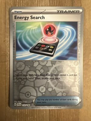 Pokemon TCG  Energy Search 172/198 Reverse Holo Scarlet Violet  - Image 1 of 2