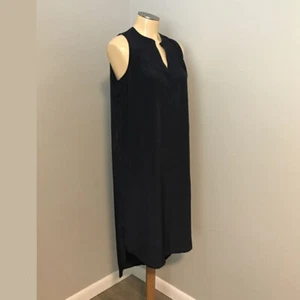 Clearance Sale ~ WHITE HOUSE BLACK MARKET ~ Navy Blue Shirt DRESS Sz S - Picture 1 of 4