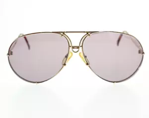 VTG CARRERA x PORSCHE Design Aviator Sunglasses 5621A Gold 67/15-135 mm Case - Picture 1 of 13