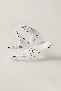 Anthropologie Knob MIGRATORY Bird Aviary 3" Metal White Drawer Cabinet Pull NWT - Picture 1 of 3