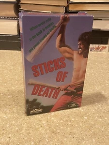 Sticks of Death 1984 VCL BetaMax (NOT VHS) Tape Martial Arts Rare Roland Dantes - Picture 1 of 6