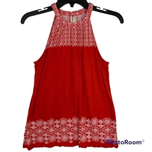 Loft Damen Tank Top koralle-weiß Gr. XS ärmellos - Bild 1 von 10