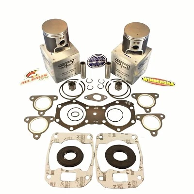 POLARIS 550 SPI PISTON KITS COMPLETE GASKET SET OIL SEALS 2003-2013 .020" OVER - Image 1 of 4