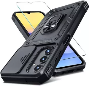 Funda para teléfono Samsung Galaxy A25 5G ARMADURA con soporte a prueba de golpes y pantalla de vidrio - Imagen 1 de 16