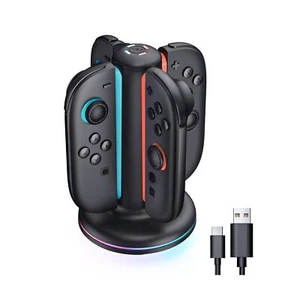Mumba dock di ricarica per controller Joy-Con Nintendo Switch 2 – 4 in 1 Fas - Foto 1 di 8