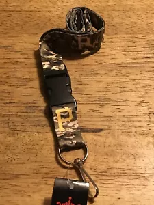 ONE BRAND NEW OFFICIALLY LICENSED MLB PITTSBURGH PIRATES CAMOUFLAGE LANYARD CTM2 - Picture 1 of 1