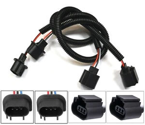 Extension Wire P 9008 H13 Two Harness Head Light Bulb Halogen Female Socket Fit - Bild 1 von 8