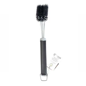 Expert Grill Stainless Steel and Nylon 3-Head Grill Brush, Black & Gray,NEW - Picture 1 of 7