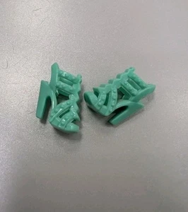 Barbie Doll Auqa Teal Blue Open Toe High Heel Shoes - Picture 1 of 4