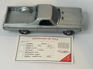 Danbury Mint Edizione Limitata 1969 El Camino SS-396 2/5000 Argento - Foto 1 di 14