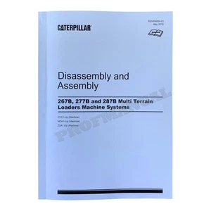 Caterpillar 267B 277B 287B Loader Machine System Service Manual Disassem Assem - Picture 1 of 5