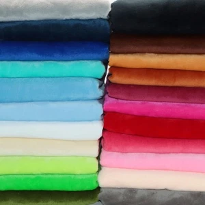 For Sewing Minky Fabrics Plush Fabric Patchwork Diy Handmade Home Textile Cloth - Picture 1 of 56
