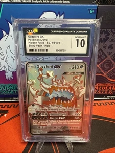 CGC 10 Guzzlord GX SV71/SV94 Hidden Fates: Shiny Vault Holo Free Shipping - Picture 1 of 2