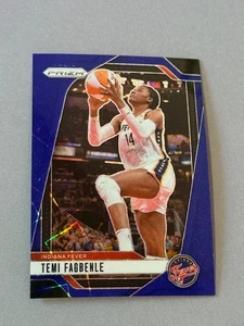 Temi Fagbenle Blue Prizm sp Insert 2024 Panini WNBA Ice Holo #136 Fever Cracked - Picture 1 of 2