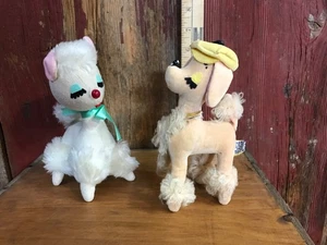 Lot of 2 vintage Dream Pets Lucy Lamb & French Poodle .......z5 - Picture 1 of 8
