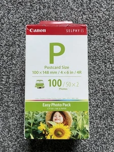 Canon - Easy Photo Pack - 100 Postcard Photos (100x148 mm / 4x6 inches) + Ink - Photo 1/3