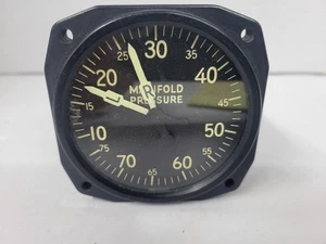 Vintage Dual Manifold Pressure Indicator Gauge Unbranded - Foto 1 di 7