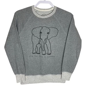 J Crew Sweatshirt XXS David Sheldrick Elephant Wildlife Trust Garments for Good - Picture 1 of 12