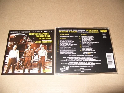 Jerry Goldsmith – Von Ryan's Express / Our Man Flint / In Like Flint 1994 CD EX - Image 1 of 4