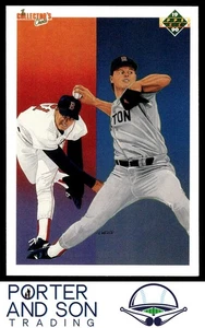 Tarjeta de béisbol Roger Clemens 1990 Upper Deck #57 Boston Red Sox - Imagen 1 de 2
