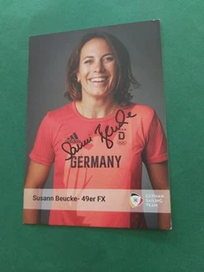 Susann Beucke , Segeln , Autogrammkarte , Sport - Bild 1 von 2