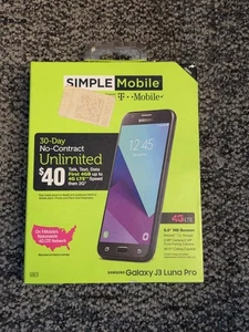 New Sealed Samsung Galaxy J3 Luna Pro Simple Mobile By T-Mobile - Picture 1 of 3