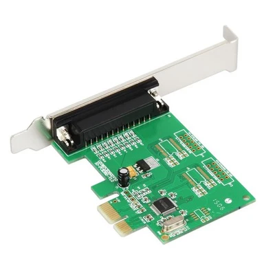 Open Box- 1 Port DB25 Parallel PCIe x1 Controller Card Components - Image 1 of 4