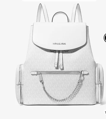 Mochila rara jet set grande logotipo assinatura Michael Kors - Imagem 1 de 4