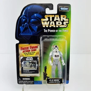 Star Wars AT-AT Driver POTF2 Freeze Frame 3.75 Figure Kenner 1998 Carded New - Picture 1 of 6