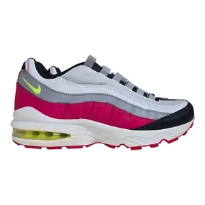 NIKE Air Max 95 Running Anthracite Volt Pink Shoes - Youth Size 6Y - No Laces - Picture 1 of 13