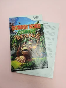 donkey kong country returns wii manual only - Picture 1 of 2
