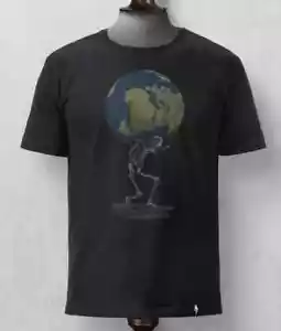 Dirty Velvet Clothing - 100% Organic 'Weight Of The World' T-shirt - Picture 1 of 2
