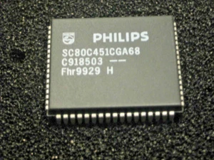 1pcs SC80C451CGA68 8BIT MICROCONTROLLER ROMLESS PLCC Philips - Imagen 1 de 1