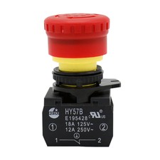 KEDU HY57B Emergency Stop Push Button Switch for Industrial Electrical Equipment