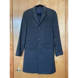 J.Crew Men's Cashmere Blend Ludlow Topcoat Dark Grey XS - Picture 1 of 6