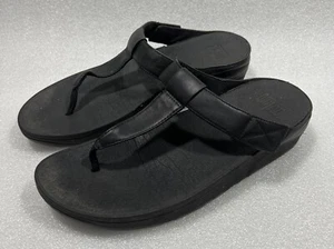 FitFlop Women's Heels Open Toe Sandals Black Size 11 - Picture 1 of 10