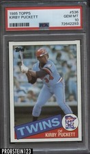 1985 Topps #536 Kirby Puckett Twins RC Rookie HOF PSA 10 GEM MINT