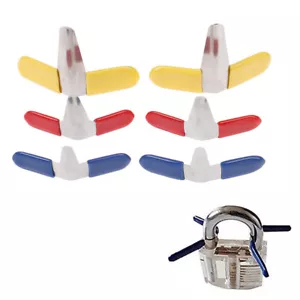 6x Padlock Shim Picks Set Accessories Tools Lock Home Tool__j - Picture 1 of 10