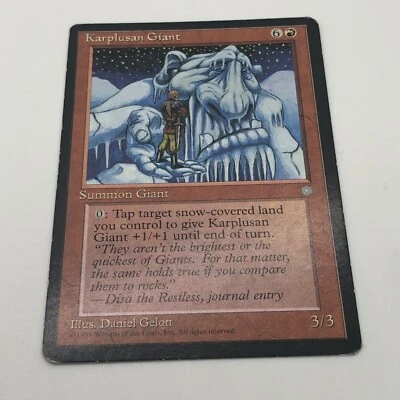 Magic The Gathering Karplusan Giant Creature Ice Age Uncommon - Image 1 of 4