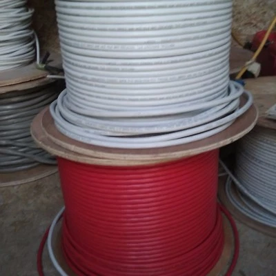 Cable blindado calibre 23 Cat6 cable telecomunicaciones cobre desnudo 50 pies+ o longitud personalizada  Foto 1 de 4