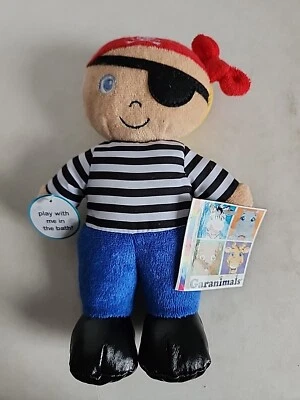 Garanimals Pirate Boy Muñeca Peluche Juguete 8" Parche Ojo 2010 Con Etiquetas Foto 1 de 4