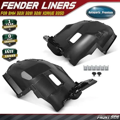 Forros de guardabarros interiores delanteros para BMW E90 E91 E92 323i 328i xDrive 335i xDrive 2 un. Foto 1 de 4