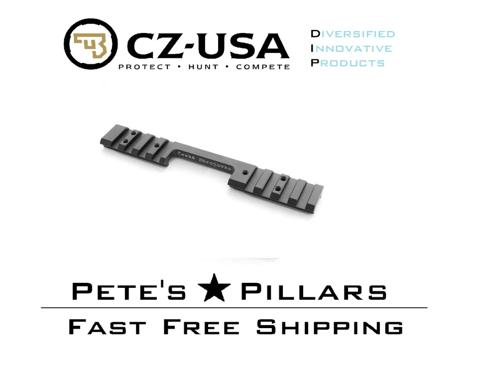 Riel de montaje de mira telescópica DIP DiProducts CZ 452 453 455 11 mm cola de milano Picatinny CZ19050 Foto 1 de 4