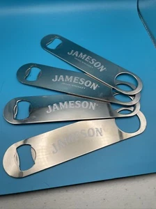 Jameson Irish Whiskey Beer Bottle Opener Lot of 4 Stainless Steel Bar Barware - Picture 1 of 2