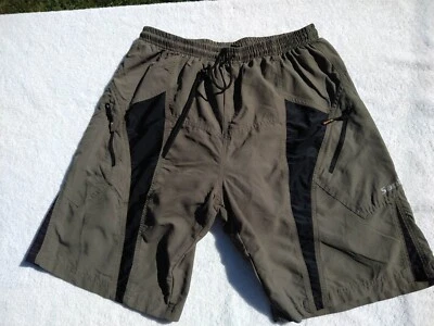 SANTIC CICLISMO SHORTS VERDE CAQUI CON GLÚTEOS APROX. TALLA W28  Foto 1 de 4