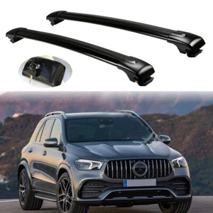 2PCS Lockable crossbar cross bar rack Fit for Mercedes Benz GLE V167 2019+ - Picture 1 of 10