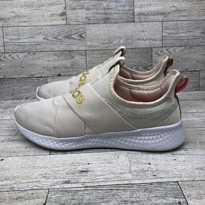 Adidas Women's Puremotion Adapt Running Shoes Beige Cream Off White Gold sz 7 - Picture 1 of 8