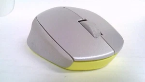 Logitech~M330~SILENT PLUS~Wireless Mouse~Grey & Yellow~Tested~NO RECEIVER - Picture 1 of 10